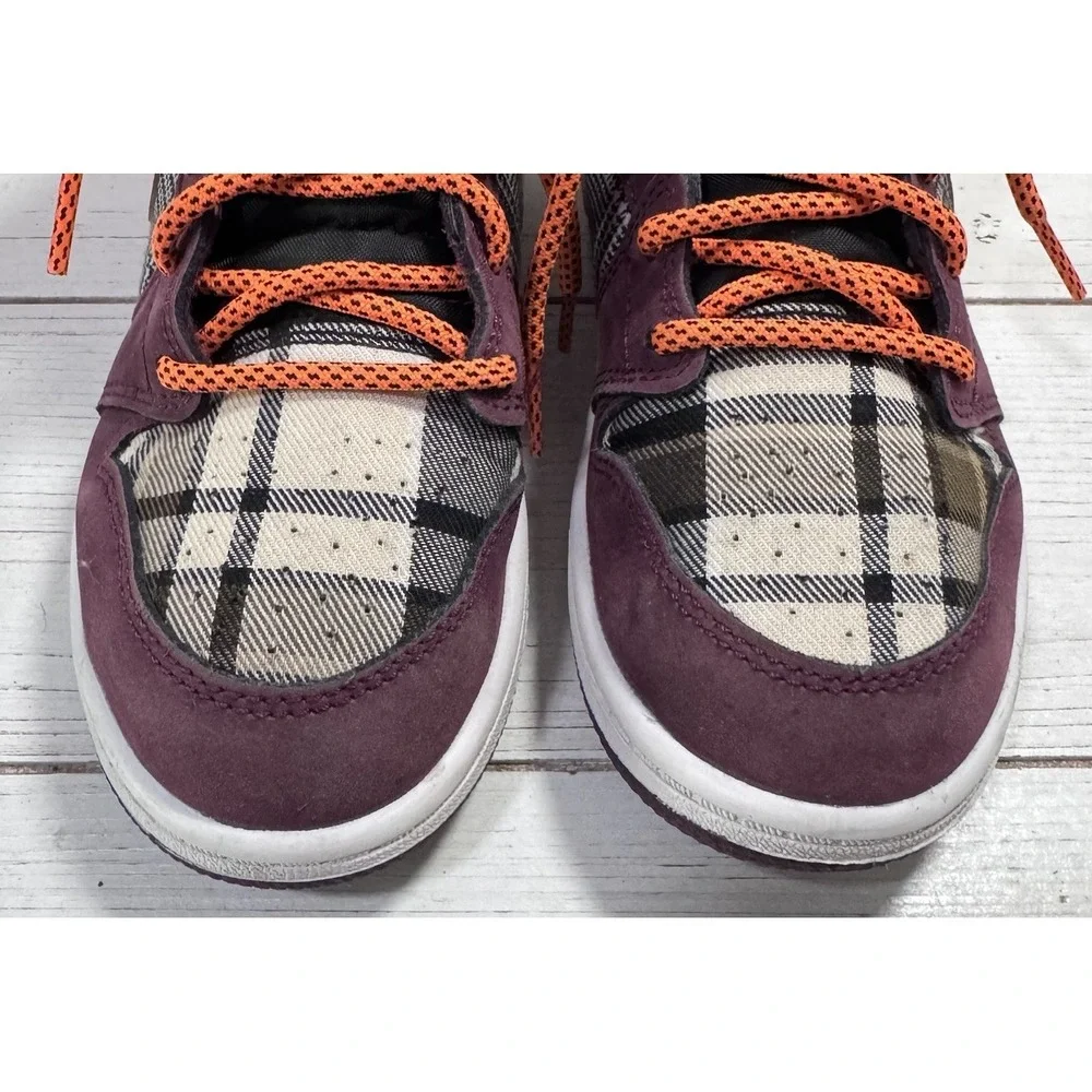 Nike Air Jordan 1 Mid SE (GS) Night Maroon FD5461-608 Size 1Y
